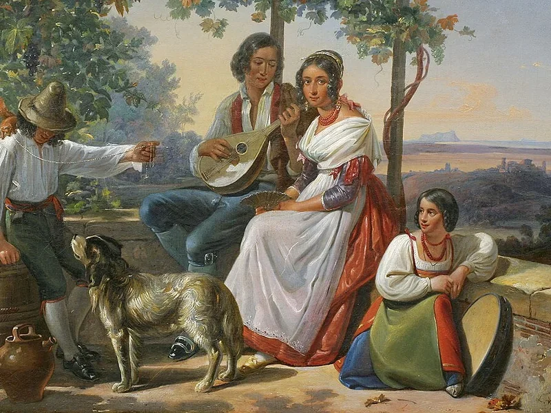 1788-Ludwig Vogel - Scena di paesaggio italiano - Kunstmuseum Luzern